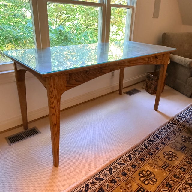1970s Hand-Crafted 1970s Desk For Sale - Image 5 of 12