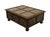 MAITLAND SMITH Contemporary Modern 33" Embossed Leopard Print Leather Accent Storage Coffee Table / Trunk Has some...