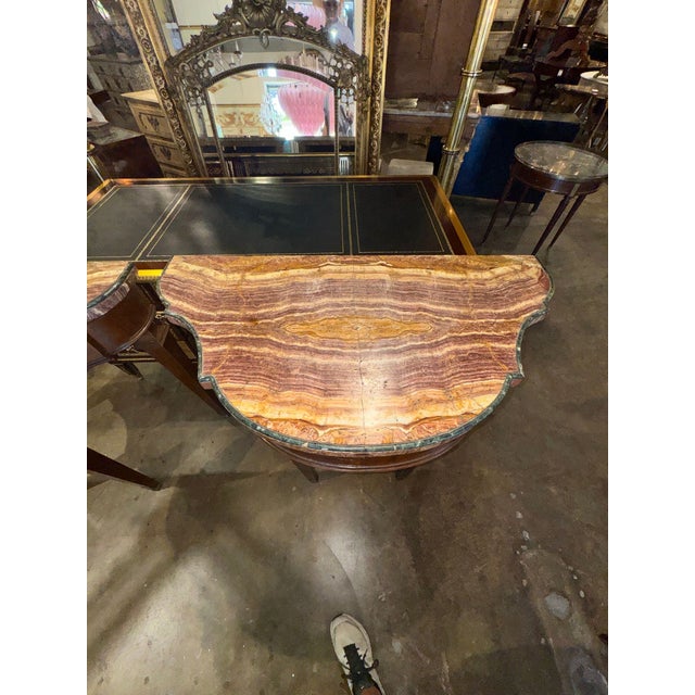 Wood Pair of 18th C. Italian Tuscan Walnut Consoles For Sale - Image 7 of 7