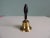 1980s Vintage Brass and Wood Table Bell For Sale - Image 5 of 5