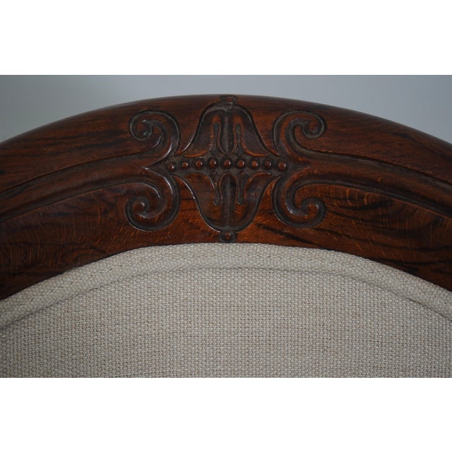 19th Century Antique English Regency Rosewood Frame Chair For Sale - Image 5 of 18