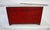 Folk Red Painted Chest With Floral Motifs For Sale - Image 4 of 17
