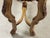 Wood Vintage Italian Rococo Revival Hand-Carved Marble Console Table For Sale - Image 7 of 8