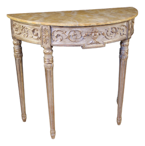 20th Century Italian Louis XVI Lacquered Console Table, 1970s