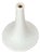 Small Mid-Century Modern German White Sculptural Vase by Peter Müller for Sgrafo Modern, 1960s For Sale
