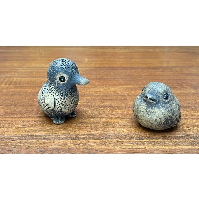 Mid-Century German Studio Pottery Bird Figurines from Worpsweder Keramik, 1960s, Set of 2 For Sale - Image 15 of 15