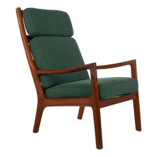 Senator High-Backed Lounge Chair by Ole Wanscher for Cado, 1960s For Sale