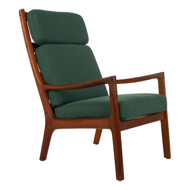 Senator High-Backed Lounge Chair by Ole Wanscher for Cado, 1960s For Sale