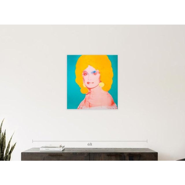 Dolly Parton Pop Art Portrait. Acrylic on cradled plywood. Signed at the back and ready to hang.