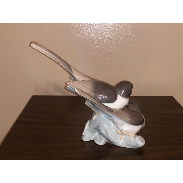 1970s Vintage Lladró Porcelain "Birds Two Perched Together" Figurine #4667 For Sale - Image 5 of 10