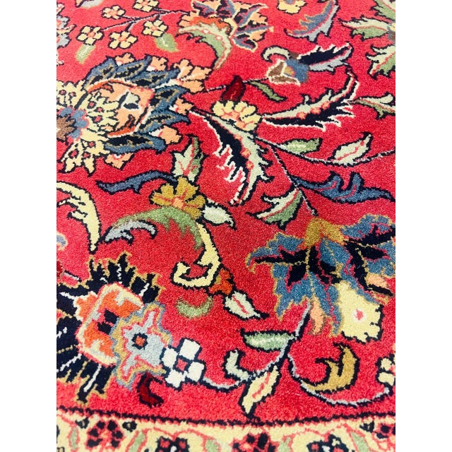 Original Kashan Design rug. Fine Handmade Hand-knotted Lamb's Wool on a Cotton Foundation Hand-Spun Wool Rug Vegetable...
