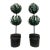 Vintage Tole Topiaries, a Pair For Sale