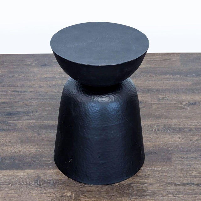 Modern Crate & Barrel Fernando Round Accent Table For Sale - Image 3 of 6