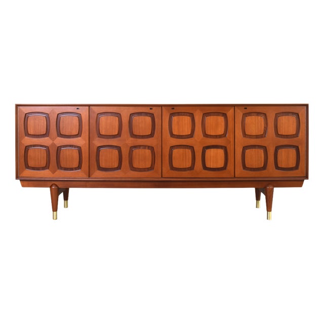 Mid-Century Modern Teak Sideboard by Rolf Rastad & Adolf Relling for Gustav Bahus, 1960s For Sale