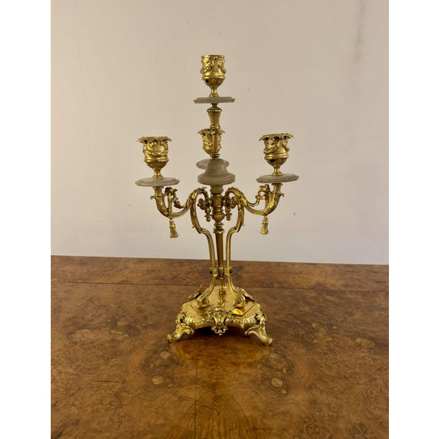 Antique 19th Century Candelabra, 1860s For Sale - Image 3 of 6