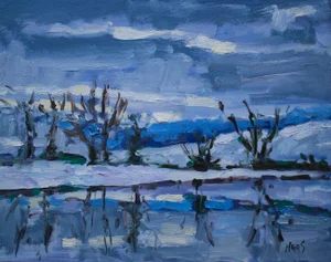 Winterscapes — Modern Impressionist Oil Painting
