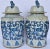 Chinoiserie Large Chinoiserie Blue and White Scroll and Leaf Ginger Jars, a Pair For Sale - Image 3 of 6