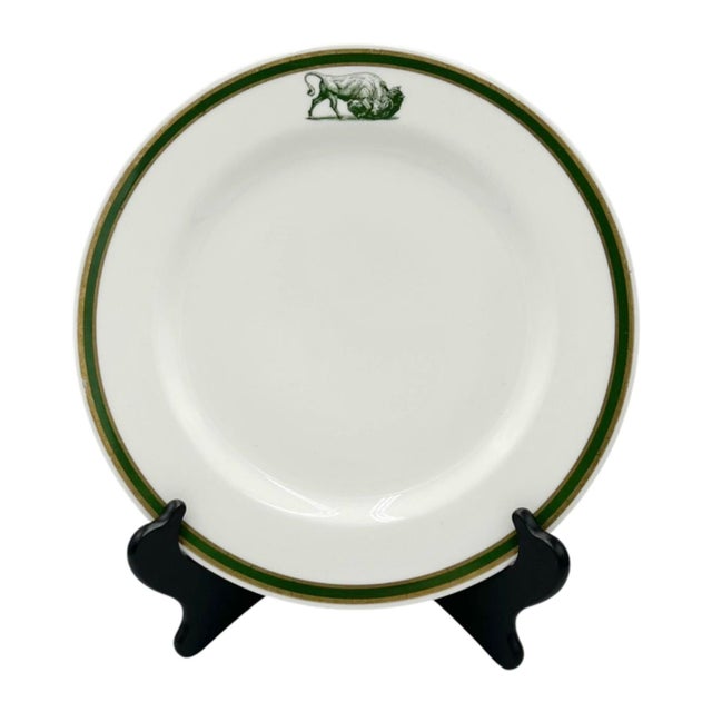 Vintage New York Stock Exchange Luncheon Club Plate 11"d For Sale - Image 11 of 11