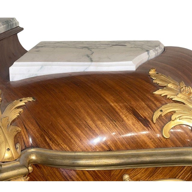 Early 20th Century Spectacular Early 20th Century French Louis XV Style Vitrine Signed by F. Linke For Sale - Image 5 of 15