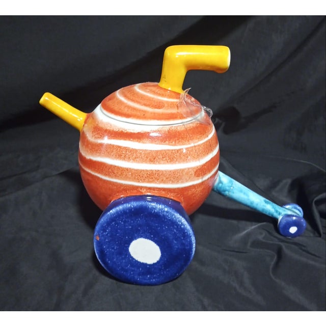 1990s Spanish Teapots from Cerámicas Benlloch, 1990s, Set of 5 For Sale - Image 5 of 12