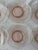 Glass 1940’s Blush Pink Salad Plates - Set of 8 For Sale - Image 7 of 13