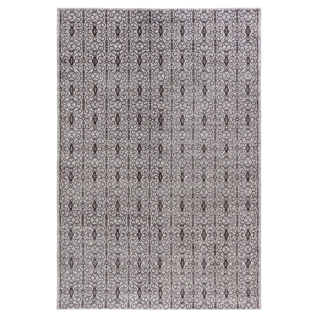 Modern Traditional Samarkand Hand Knotted Wool Rug by Doris Leslie Blau For Sale