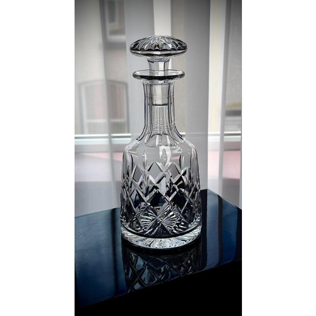 Vintage Crystal Decanter in Ashford Pattern from Stuart, 1970s For Sale - Image 6 of 17