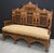 Early 20th Century Early 20th Century Middle Eastern Carved Walnut Mashrabiya Settee, 1920s–1930s For Sale - Image 5 of 14