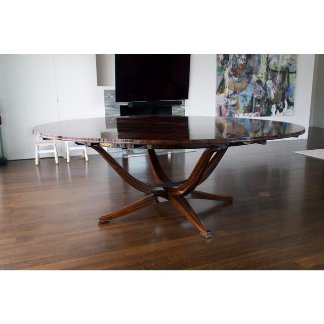 Contemporary Dining Table With Set of 12 Christian Liaigre at Holly Hunt Dining Chairs For Sale - Image 3 of 18