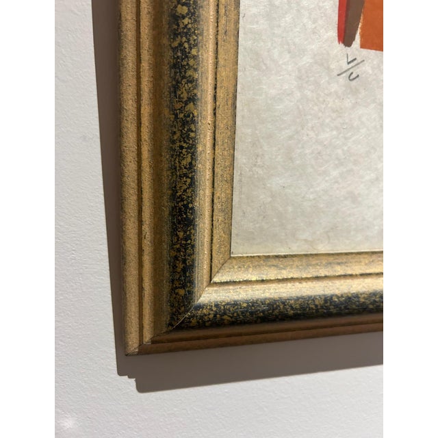 Albert Defossez, Abstract Composition, 1950s, Lithograph, Framed For Sale - Image 6 of 14