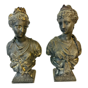 Vintage Busts, a Pair