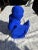 1970s Yves Klein Blue Painted Bust of Father and Son Reading For Sale In Atlanta - Image 6 of 8
