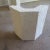 White 1980s Postmodern Style Plaster and Glass Cocktail Table For Sale - Image 8 of 10