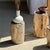 Small Side Table in White Petrified Wood Inlaid with Black, 1980s For Sale - Image 10 of 11