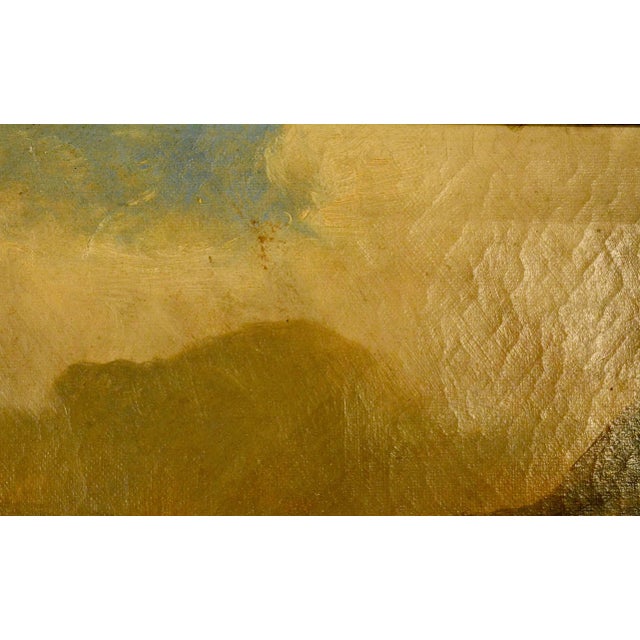 Wood Oil on Canvas, Scottish Cattle For Sale - Image 7 of 9