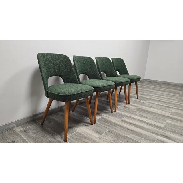 1950s Dining Chairs by Oswald Haerdtl for Ton, 1950s, Set of 4 For Sale - Image 5 of 11