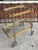 Vintage Maison Jansen Brass Drinks Trolley Bar Cart For Sale In Los Angeles - Image 6 of 13