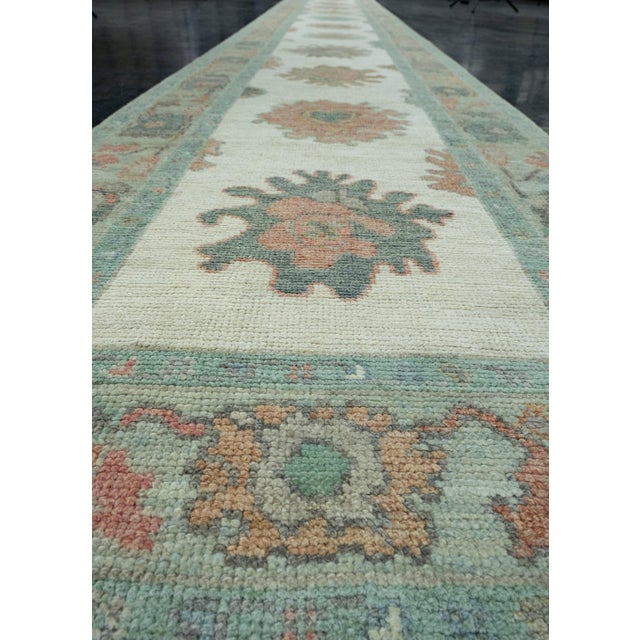 Early 21st Century Turkish Oushak Runner Rug 2'10" x 18'9" #17360 For Sale - Image 5 of 8