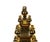 Mid-20th Century Dutch Delft Gilt Porcelain Three-Tier Topiary Centerpiece Vase For Sale - Image 4 of 14