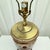 Metal Exquisite Vintage Oriental Accents Table Lamp - Hand-Painted Porcelain Design For Sale - Image 7 of 12