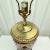 Metal Vintage Oriental Accents Table Lamp - Hand-Painted Porcelain Design For Sale - Image 7 of 12