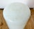 Glass Vintage White Porcelain Ceiling Light with Milk Glass, 1970s For Sale - Image 7 of 14