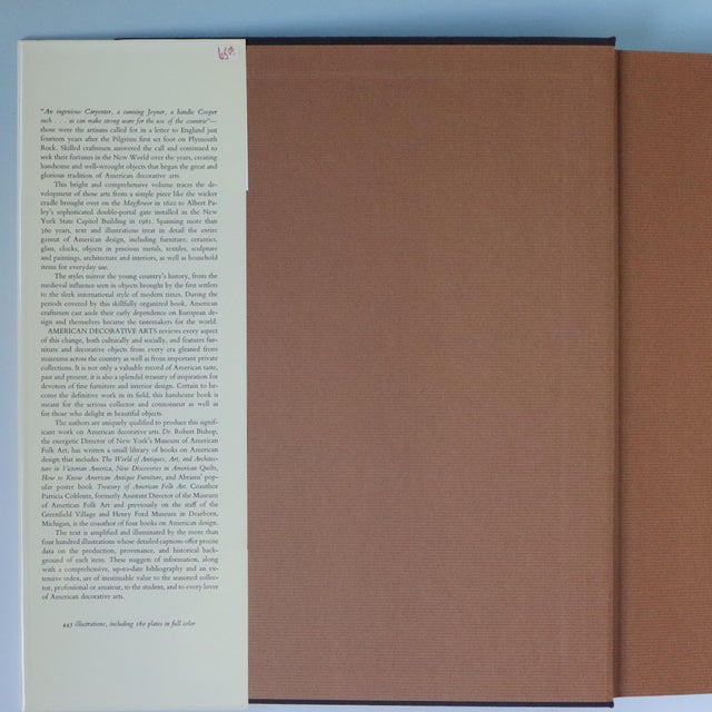 1982 American Decorative Arts First Edition Coffee Table Book by Bishop & Coblentz For Sale - Image 15 of 17