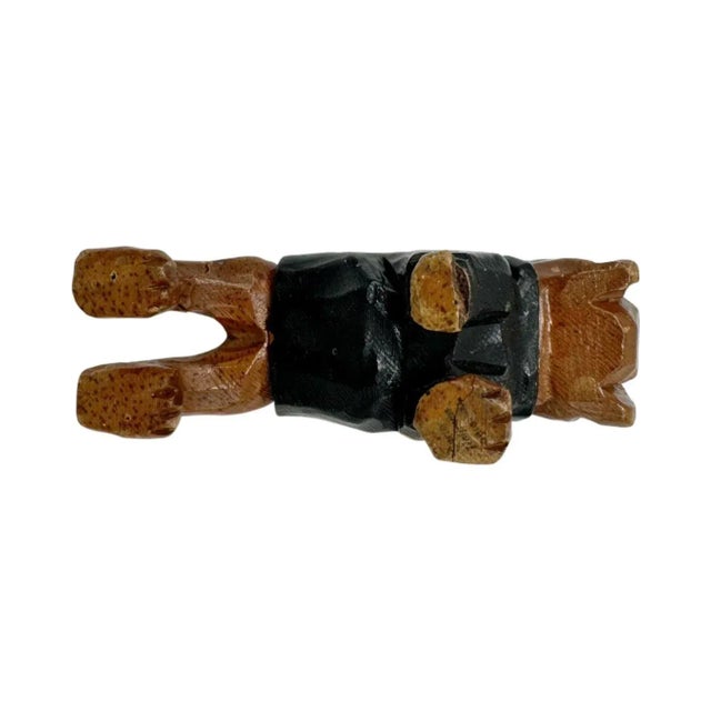 Brown Vintage Yale University Wooden Bulldog Mascot Carter Hoffman Ivy League For Sale - Image 8 of 12