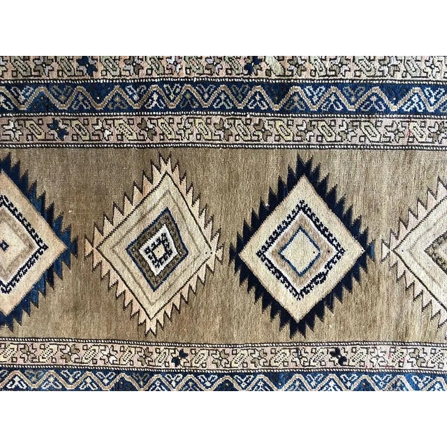 Antique Camel Hair Heriz Runner For Sale In Los Angeles - Image 6 of 8