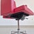 Red Leather Office Chair Bulo Pub & Club by Luc Vincent, 2000s For Sale - Image 3 of 14