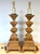 Mid 20th Century Monumental Tuscan Carved Pine Column Table Lamps, Rewired - a Pair For Sale - Image 9 of 14