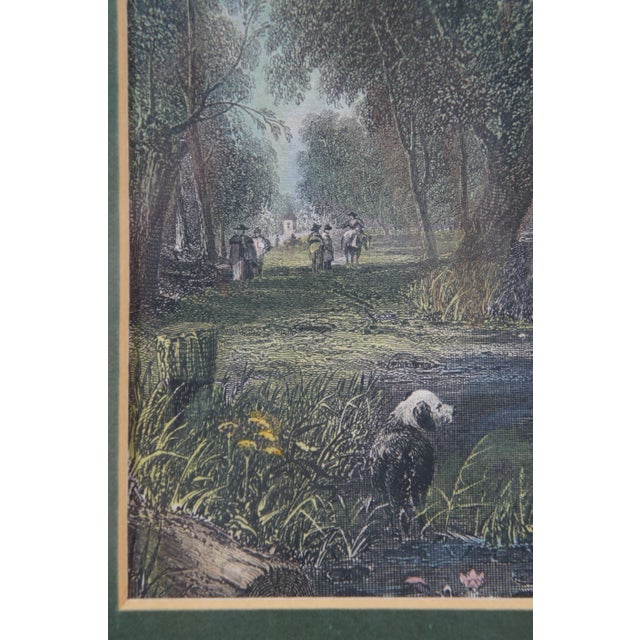 Sculpture Materials Antique Sir Augustus Wall Callcott Returning From Market Hand Colored Engraving For Sale - Image 7 of 10