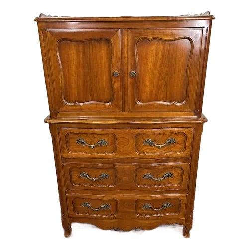 1960s John Widdicomb French Provincial Highboy For Sale