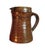 Accolay Pottery 1960s Poterie d'Accolay Brutalist Tobacco-Glazed Ceramic Pitcher, 13cm/5.1" For Sale - Image 4 of 8